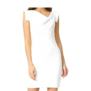 BLACK HALO White Lace  mini Jackie O' dress